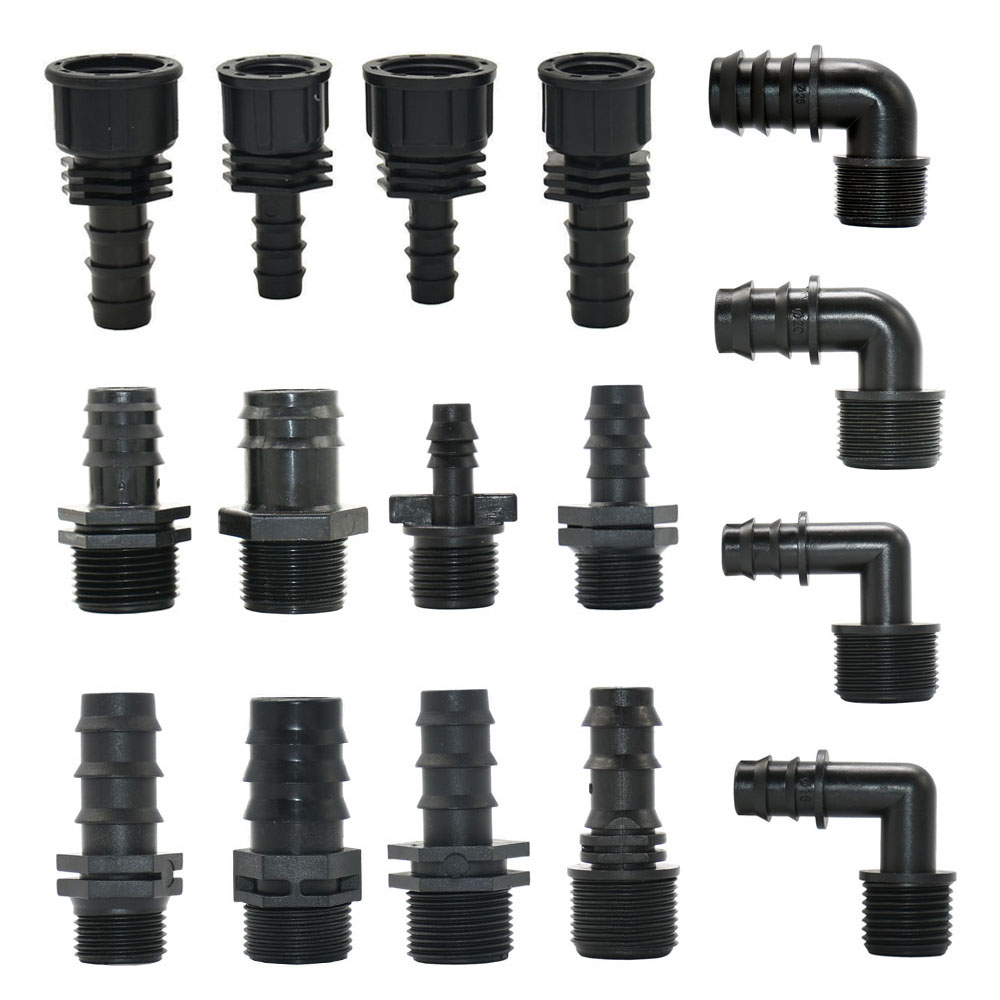Urban Farming System - 8/16/20/25/32mm Garden PE Tube Connector 1/2