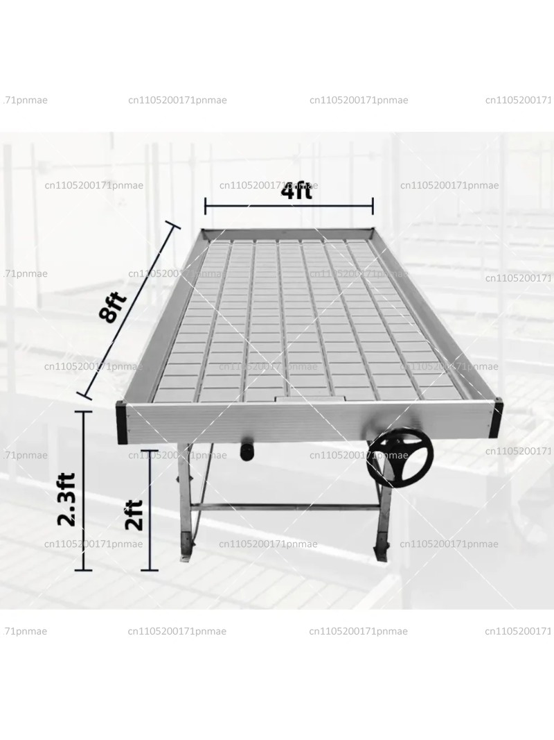 Hydroponic Rolling Bench Grow  - Flood Tray Table ulasan dan harga