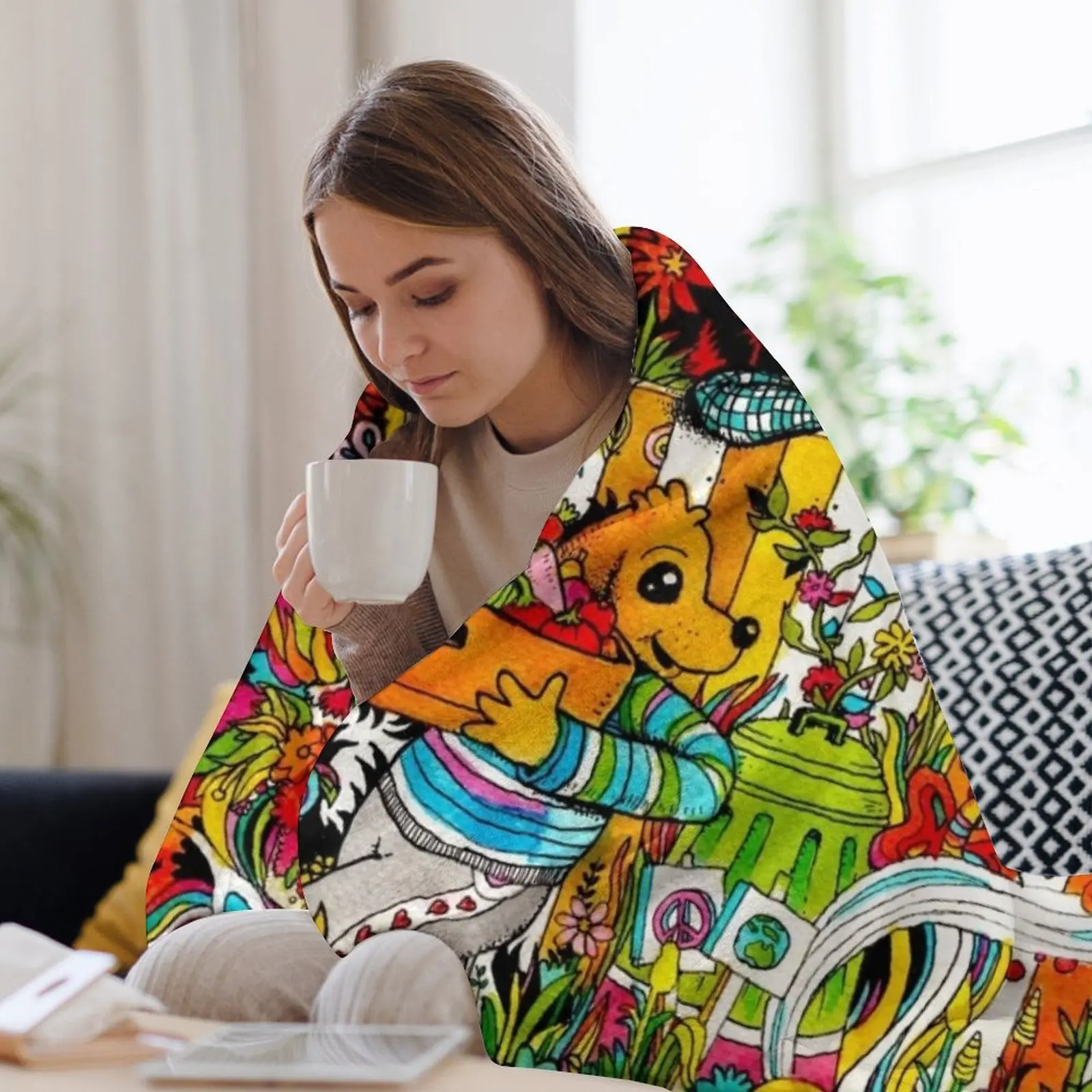 Urban Farm Time Throw Blanket  - Urban Farming Home ulasan dan harga
