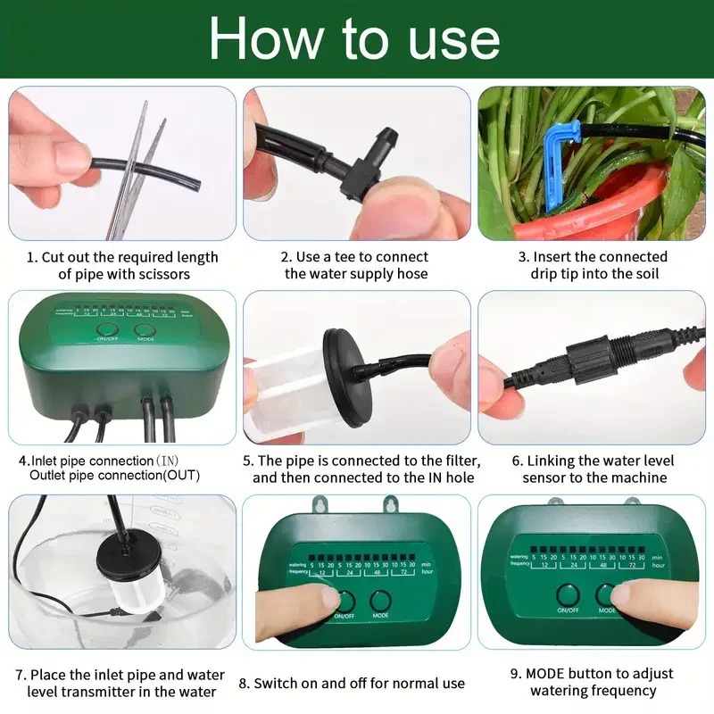Solar Intelligent Irrigation K - Urban Farming System ulasan dan harga