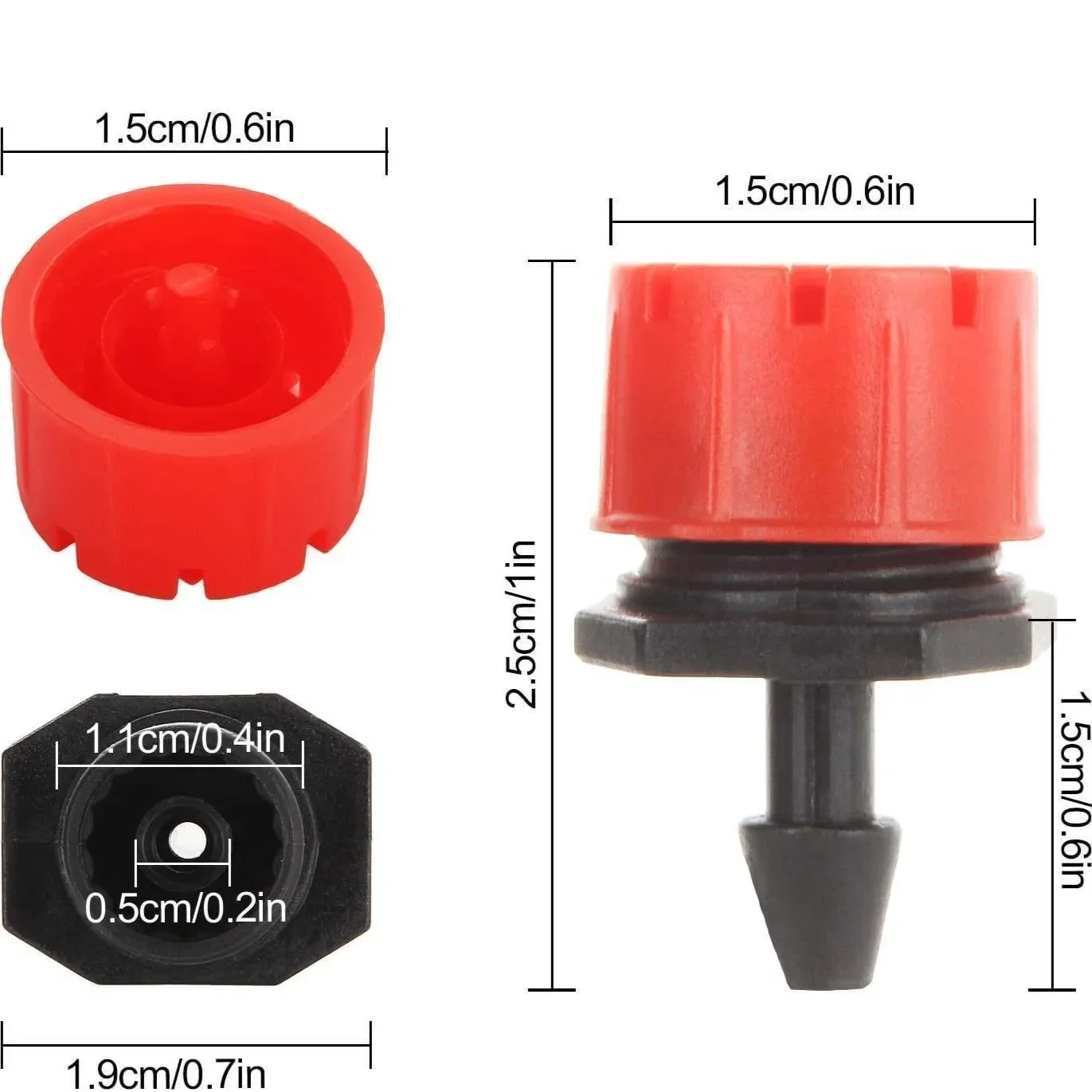 50pcs Adjustable Irrigation Dr - Urban Farming System ulasan dan harga
