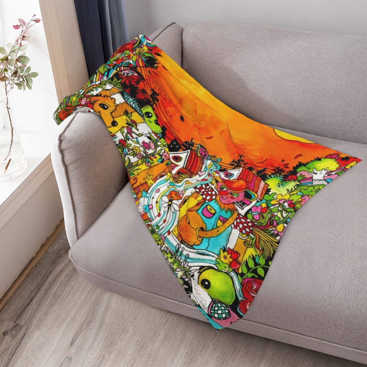 Urban Farm Time Throw Blanket  - Urban Farming Home ulasan dan harga